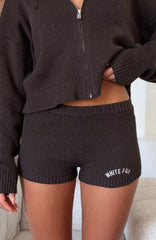 Floating By Knit Shorts Chocolate