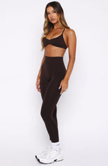 Charge Seamless Leggings Dark Chocolate