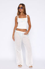 Lost For A While Pants White