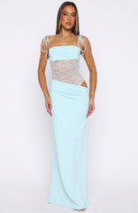 Compliment Me Maxi Dress Baby Blue