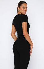 Vortex Rib Tee Black