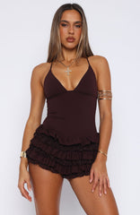 Dream Of Me Playsuit Deep Burgundy