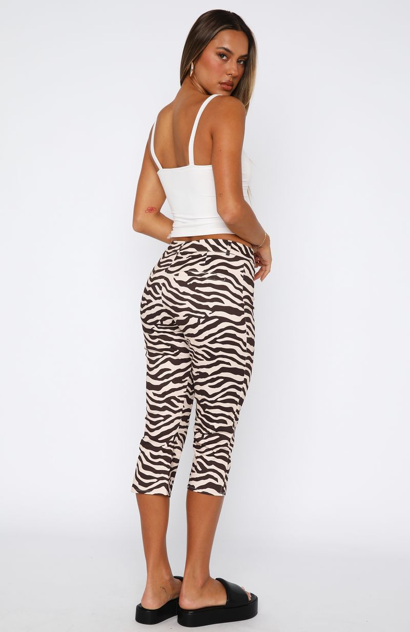 Day For It Capri Pants Zebra