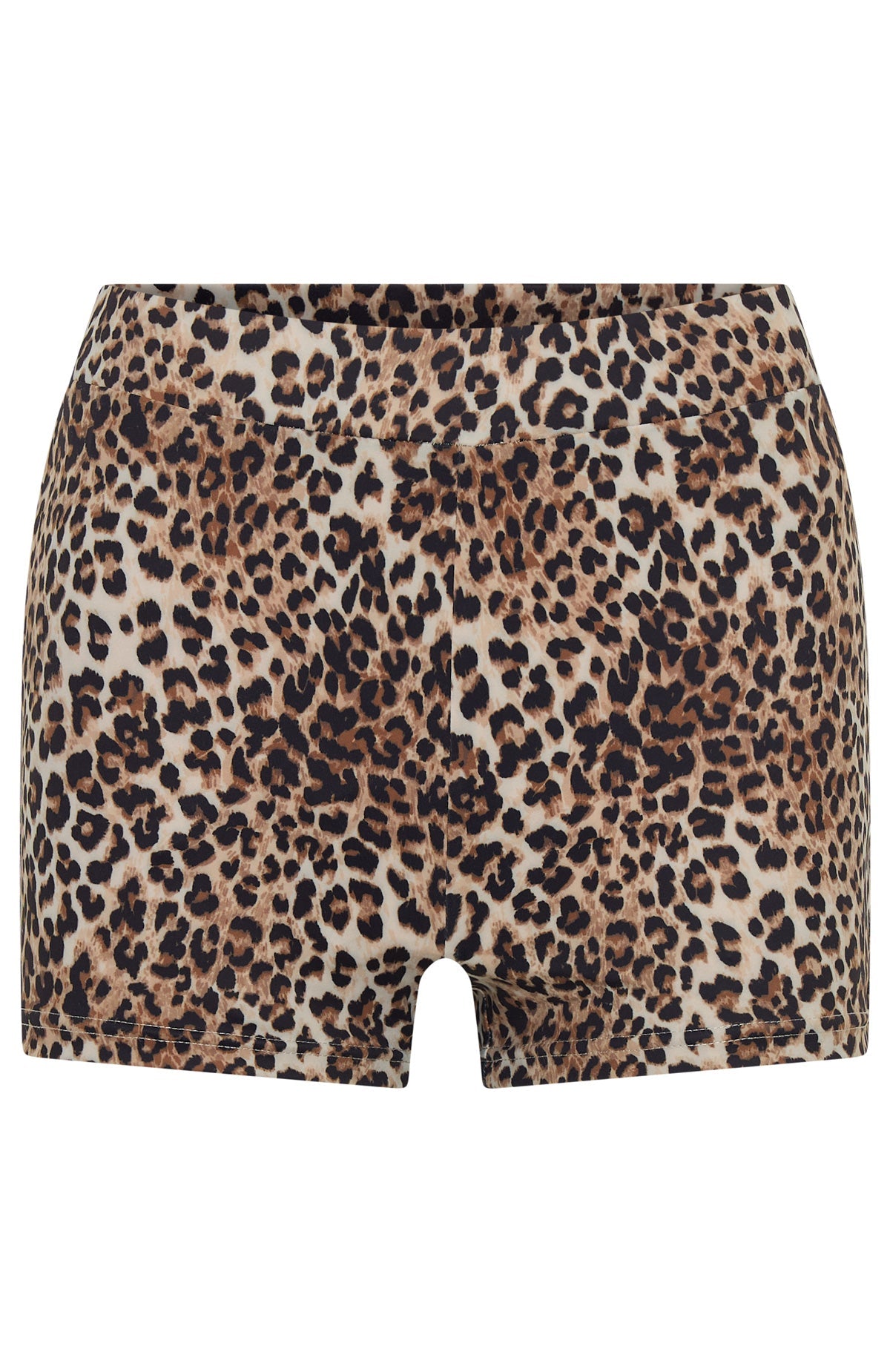 11th Street She's So Lucky Bike Shorts Leopard Splice