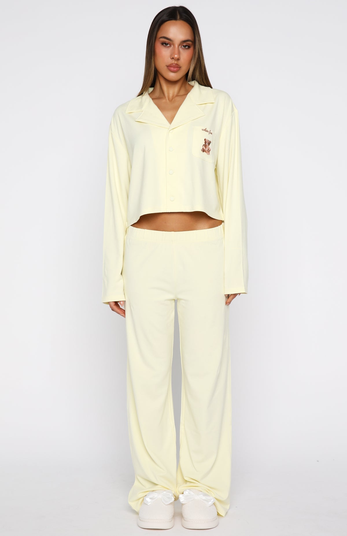 Bedtime Bliss Pyjama Set Lemon