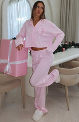 Bedtime Bliss Pyjama Set Soft Pink