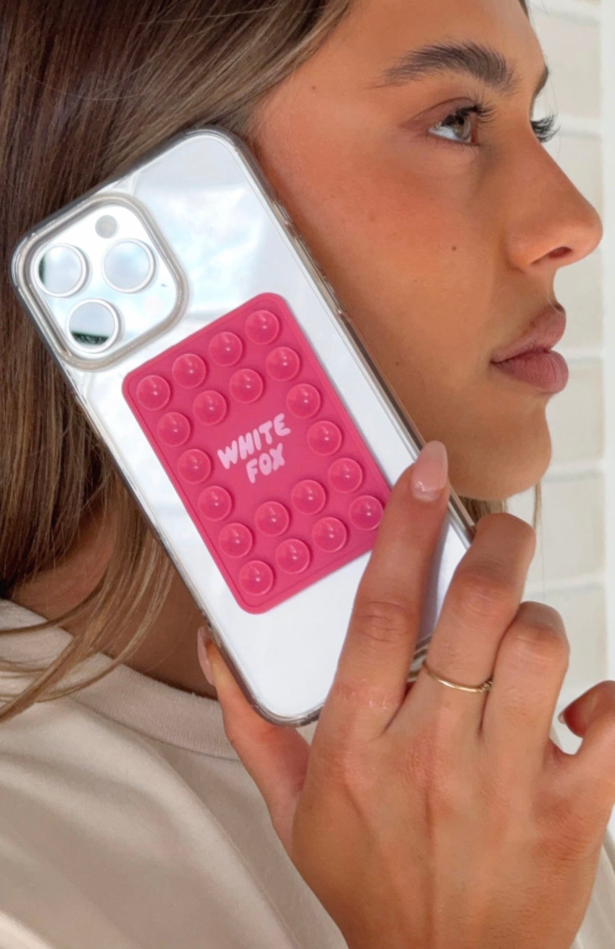 Calling My Cellular Phone Grip Pink