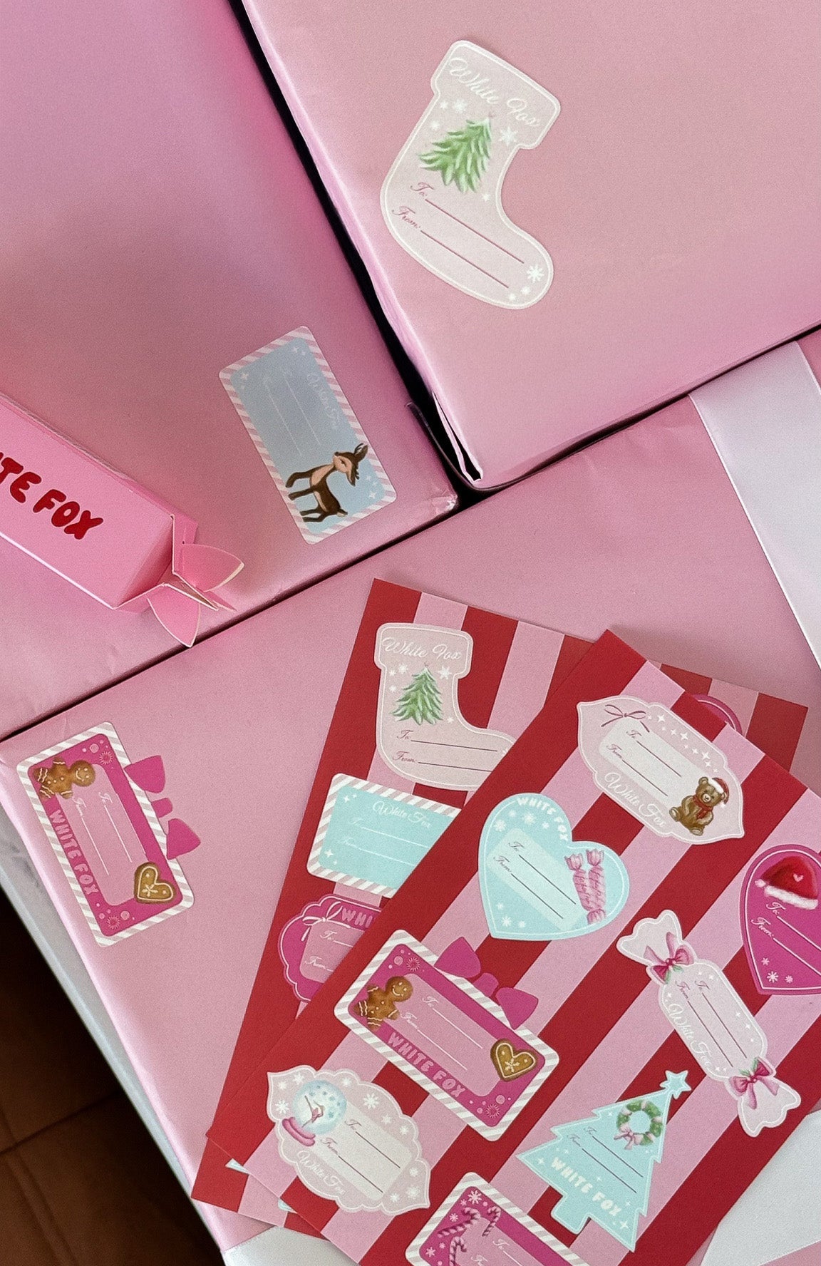 Christmas Gift Sticker 24 Pack Mixed